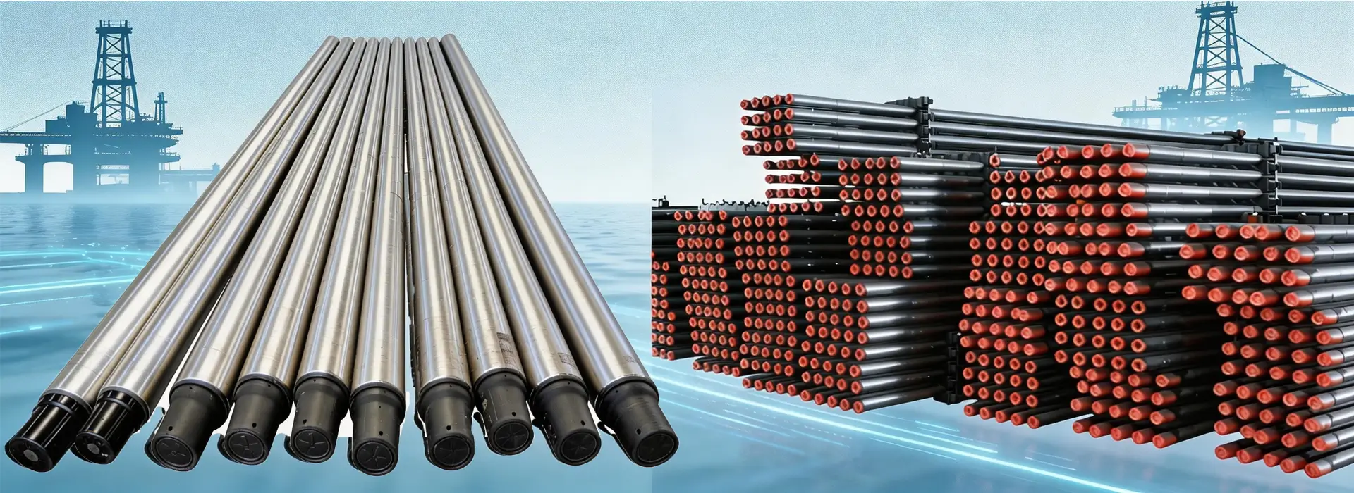 Non-magnetic drill collars NMDC and BHA components including stabilizers, directional subs and shock subs from KTK Energy China