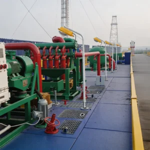 KTK Energy solids control system for oil and gas drilling rig