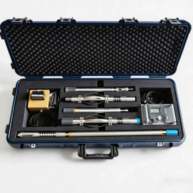 North seeking gyro survey tool for directional drilling operations