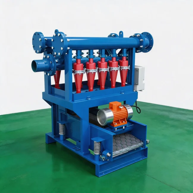 mud desilter for drilling fluids solids control system